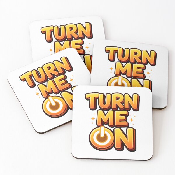 Item preview, Turn Me On - Fun Tech Power Button Typography designed and sold by VersaGraphix.