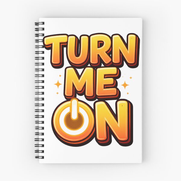 Item preview, Turn Me On - Fun Tech Power Button Typography designed and sold by VersaGraphix.