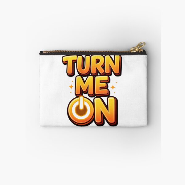 Item preview, Turn Me On - Fun Tech Power Button Typography designed and sold by VersaGraphix.