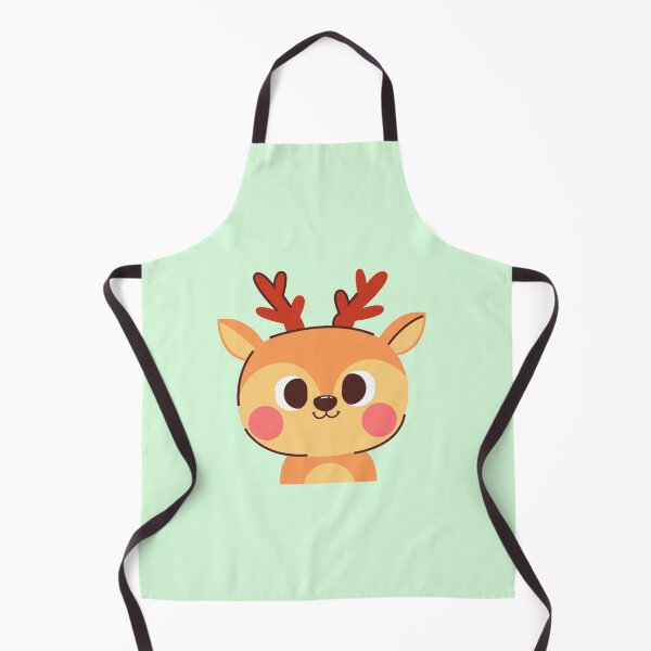 Item preview, Cute and Beautiful Smiling deer Sticker designed and sold by nada-art.