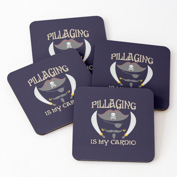 Item preview, Pillaging Pirate Funny Gifts Quote Cardio  designed and sold by jaygo.