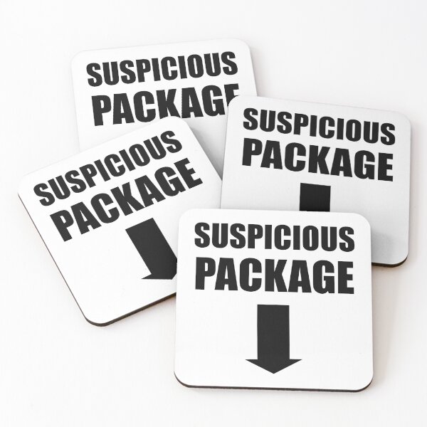 Item preview, Suspicious Package Innuendo Joke designed and sold by TheBestStore.