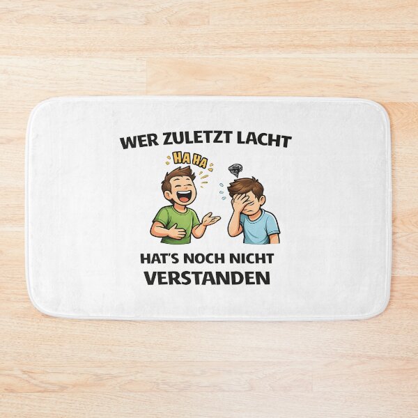 Item preview, He who laughs last hasn't understood yet. designed and sold by AggAverse.