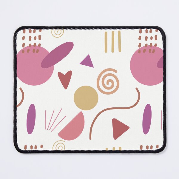 Item preview, Playful Abstract Lines – Soft Shapes Pattern in Pink designed and sold by vanessa.kreativdesign.
