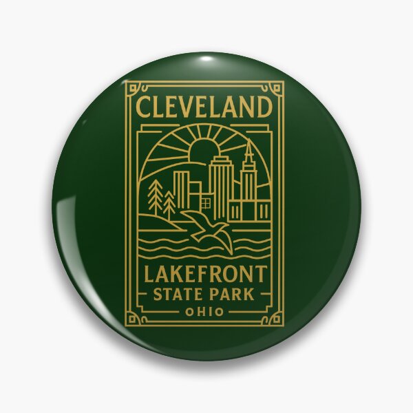 Item preview, Cleveland Lakefront Park designed and sold by Broken Antler Designs .