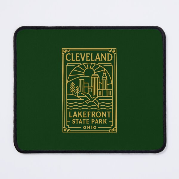 Item preview, Cleveland Lakefront Park designed and sold by Broken Antler Designs .
