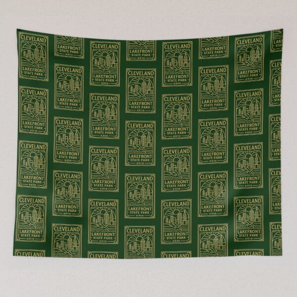Item preview, Cleveland Lakefront Park designed and sold by Broken Antler Designs .