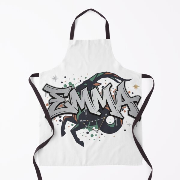 Item preview, Emma Personalized Graffiti Name Art Capricorn Zodiac designed and sold by VandalMuse.