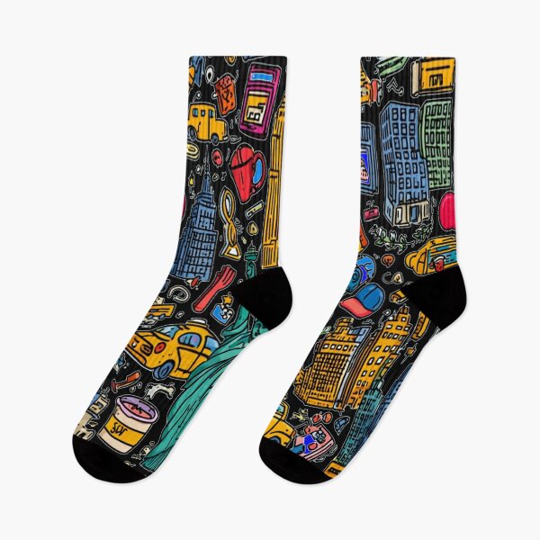 Item preview, New York City Doodle Pattern designed and sold by Infopreneur1231.