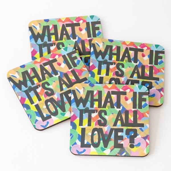 Item preview, What If It's All Love? designed and sold by SamCatArt.
