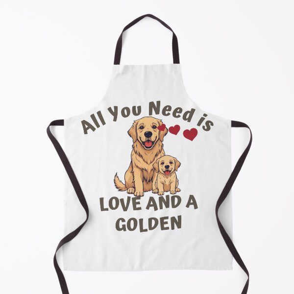 Item preview, We all need love and a Golden Retriever designed and sold by PatronesKawai.