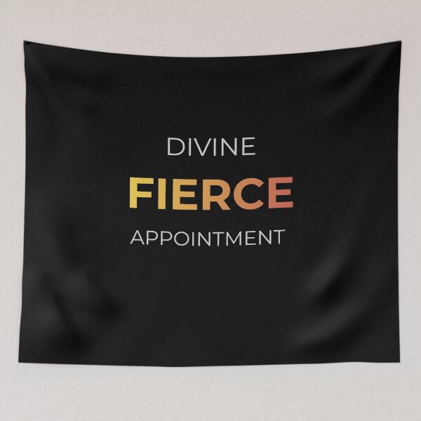 Item preview, DIVINE FIERCE APPOINTMENT — Signature Spiritual Identity Design designed and sold by QuietRootStudio.