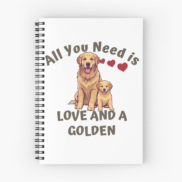 Artikelvorschau, Wir alle brauchen Liebe und einen Golden Retriever. entworfen und verkauft von PatronesKawai.