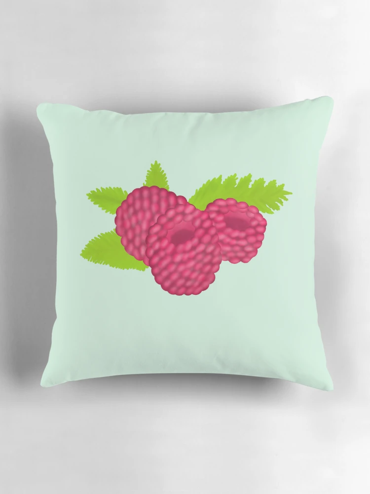 Thumbnail 3 of 4, Pillow, Danvant- Raspberry designed and sold by Daniel Vasco.