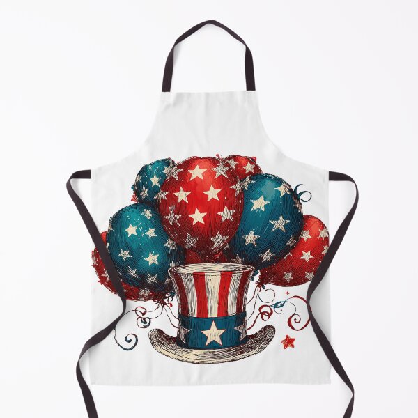 Item preview, Uncle Sam Hat with USA Flag Balloons 4th of July Line Art designed and sold by Anastasiia Yurevych.
