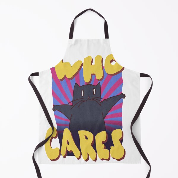 Item preview, Funny Cat Shirt – Who Cares Meme Style – Sarcastic Lazy Cat Tee designed and sold by Proto Lab Studio.