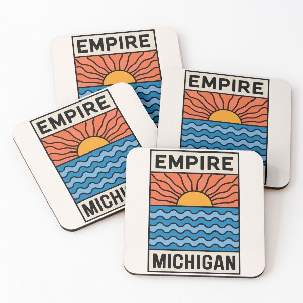 Item preview, Empire Michigan - Sunset Card Design designed and sold by TheOldMittenIllustrated.