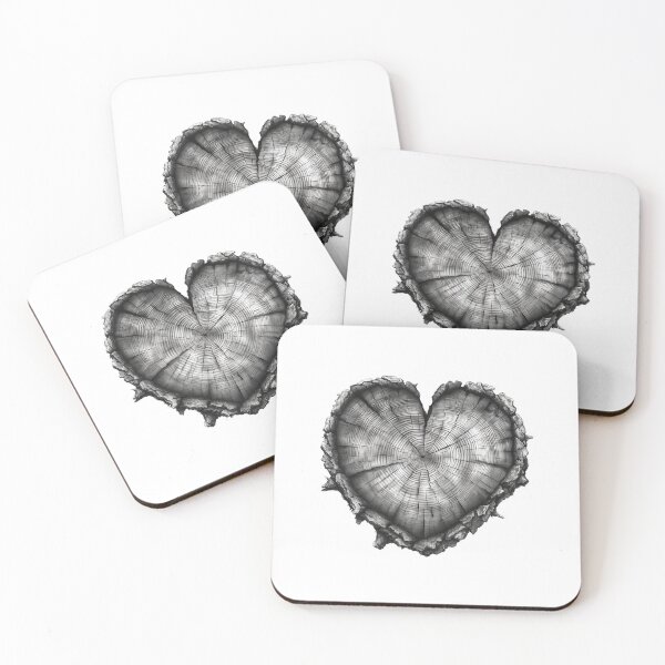 Item preview, Wood Heart Rustic Nature Inspired Love Design designed and sold by CatgoDigital.