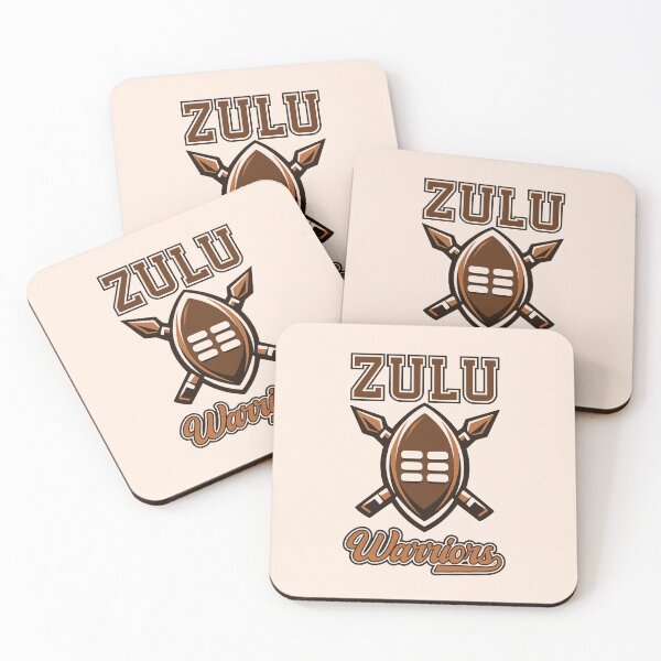 Item preview, Zulu Warriors Tribal Sports Crest designed and sold by MehMerchTees.