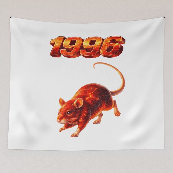 Item preview, 1996 Year of the Rat Eastern Zodiac Strength Power Design designed and sold by AlexLineArt.