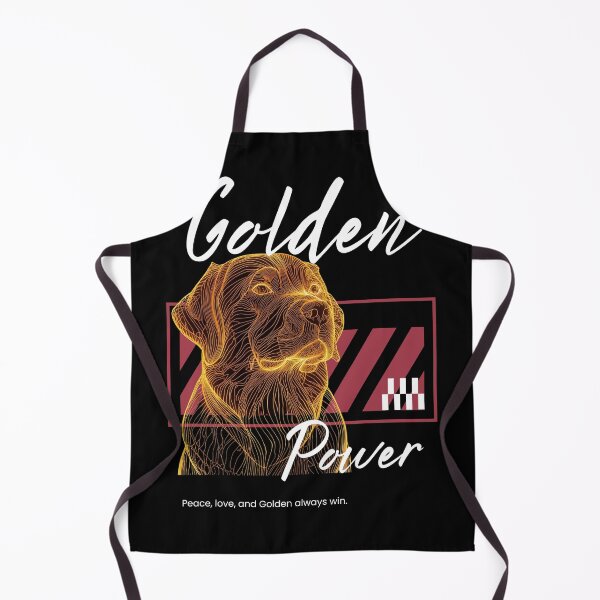 Item preview, Golden Retriever Power designed and sold by PatronesKawai.