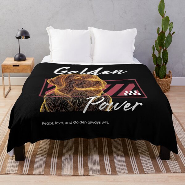 Item preview, Golden Retriever Power designed and sold by PatronesKawai.
