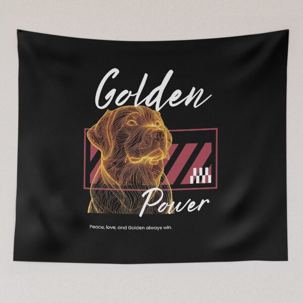 Aperçu de l'œuvre Pouvoir du Golden Retriever créée et vendue par PatronesKawai.