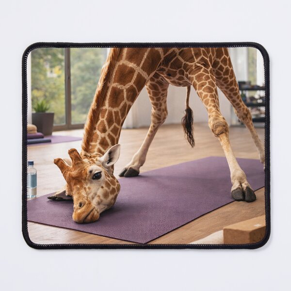 Item preview, Giraffe Yoga Fail “Flexibility Is Relative” designed and sold by DiadNoche.