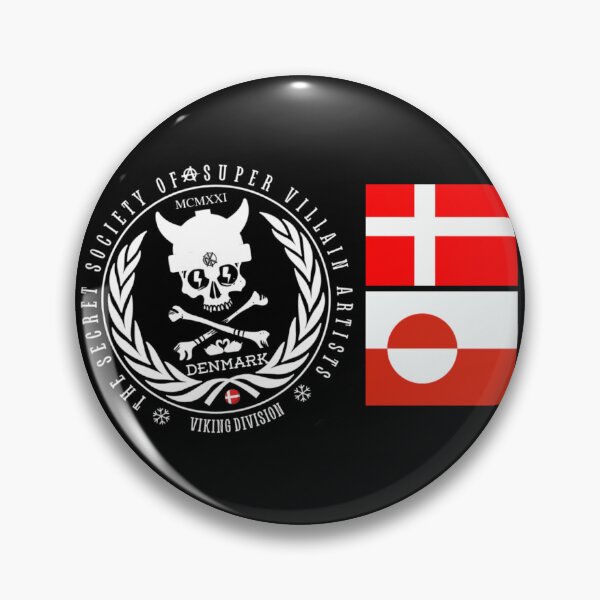 Item preview, Support Denmark and Greenland SSOSVA designed and sold by CJ Wild Art.