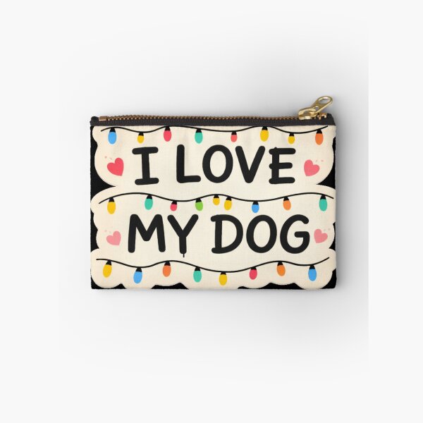 Item preview, writing i love my dog with lights from hawkins  designed and sold by zuzzelek44.