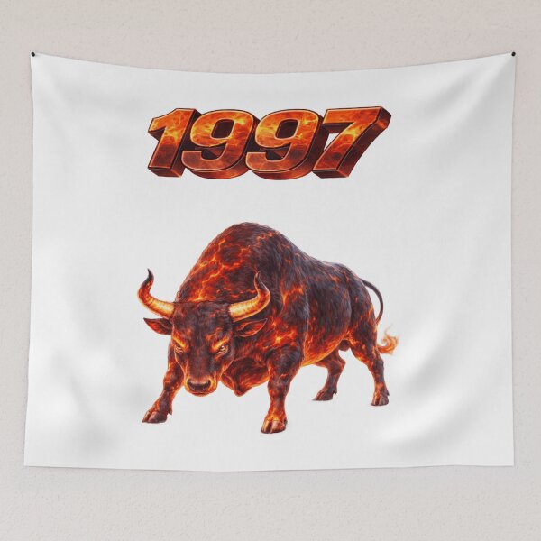 Item preview, 1997 Year of the Ox Eastern Zodiac Strength Power Design designed and sold by AlexLineArt.