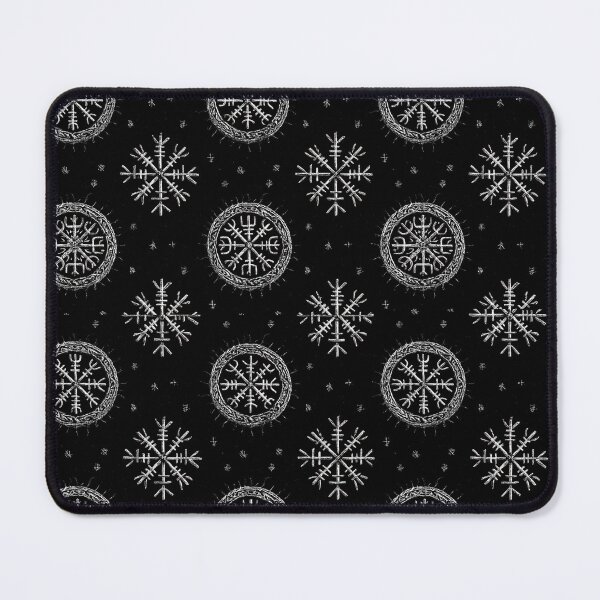 Item preview, Nordic Rune Pattern – Vegvisir & Helm of Awe Viking Symbols designed and sold by MythologyRealm.