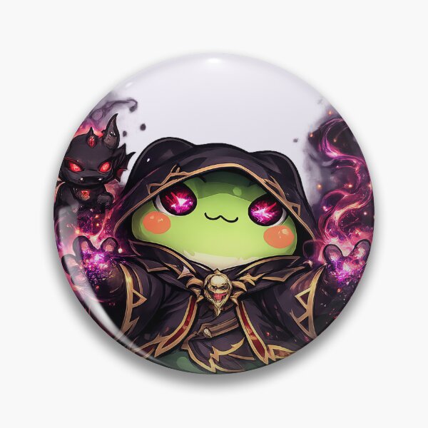 Item preview, Kawaii Warlock Froggy designed and sold by LuKreate.