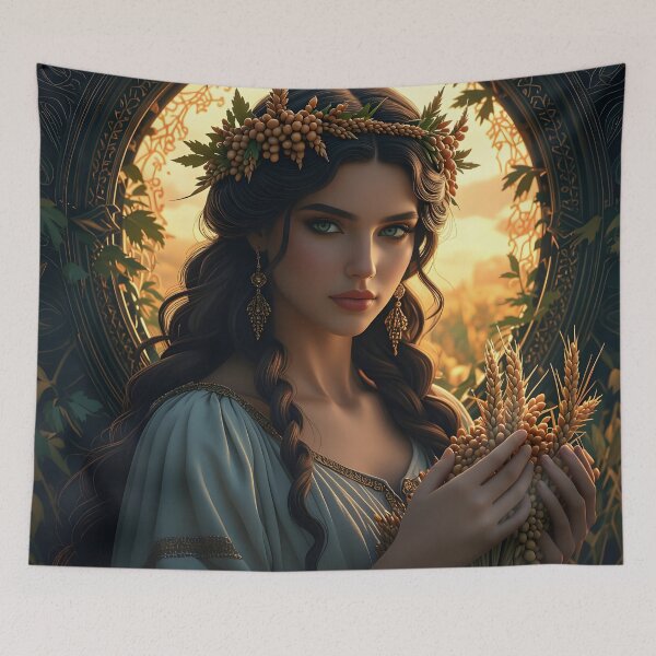 Item preview, Ancient Greek Goddess Demeter designed and sold by PersephonesFare.