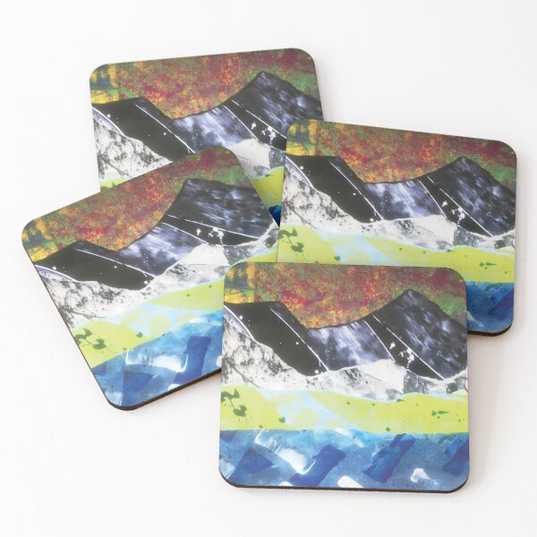 Item preview, Abstract Mountains designed and sold by emilykcreations.