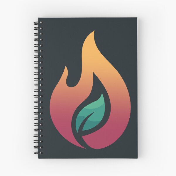 Item preview, The ignite energy logo features a leaf within a flame, symbolizing inner peace and spiritual growth designed and sold by AtonuHaque.