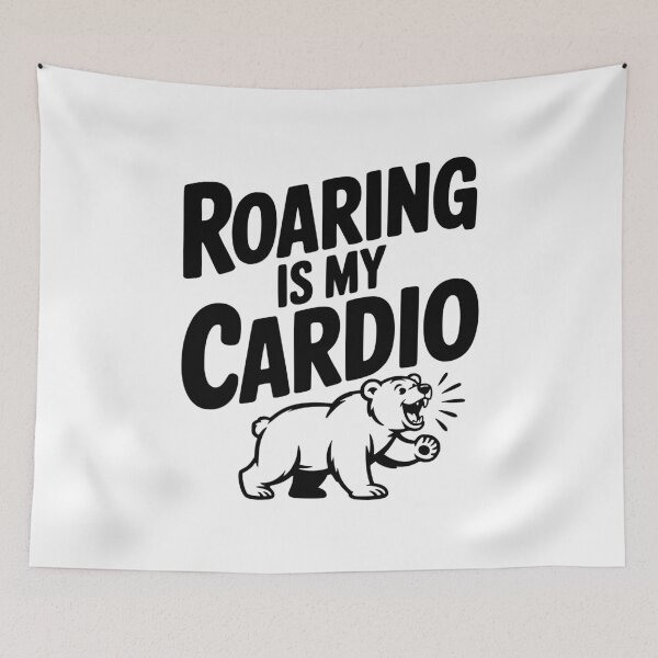 Item preview, Roaring Is My Cardio designed and sold by Frank Ring.