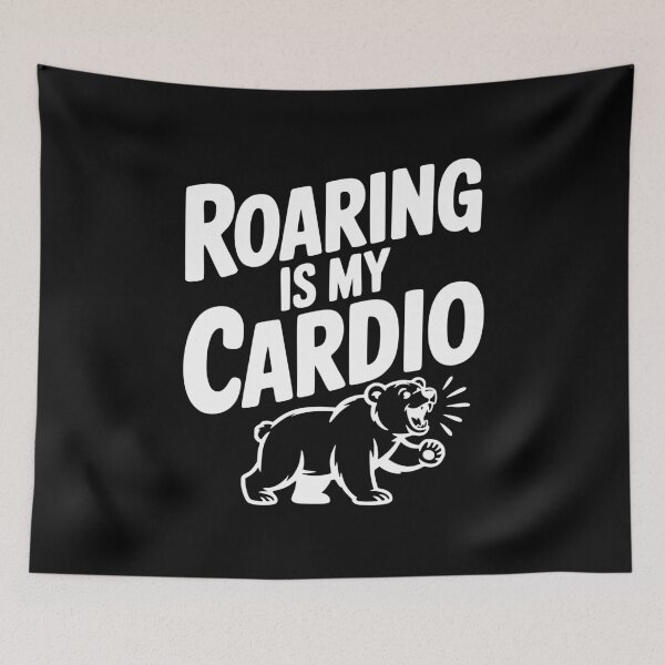 Item preview, Roaring Is My Cardio designed and sold by Frank Ring.