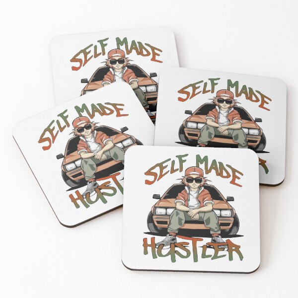 Item preview, Self Made Hustler Anime Streetwear Car Design designed and sold by MOFAPPAREL.