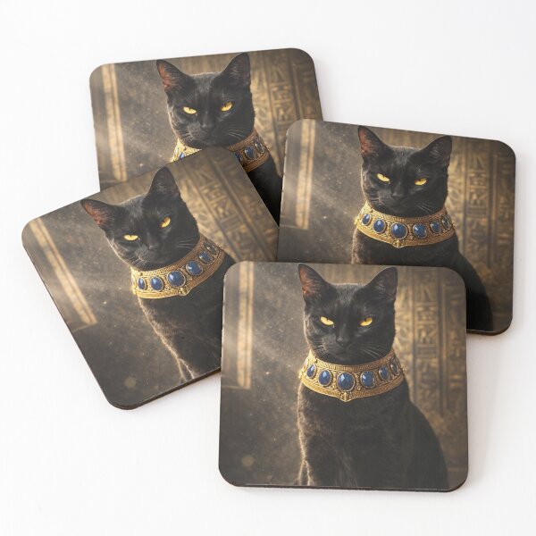 Item preview, The Golden Bastet - Ancient Egyptian Majesty designed and sold by Cat Design Lab.