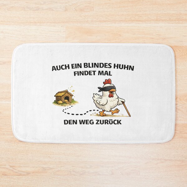 Item preview, Even a blind hen sometimes finds her way back. designed and sold by AggAverse.