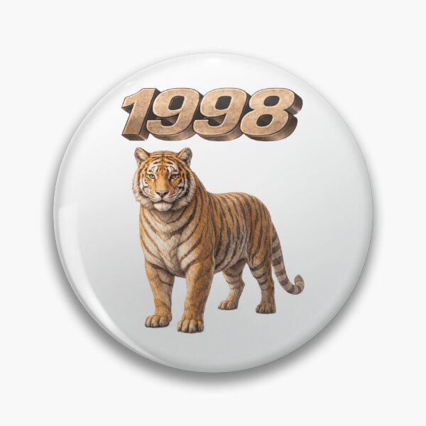 Item preview, 1998 Year of the Tiger Eastern Zodiac Strength Power Design designed and sold by AlexLineArt.