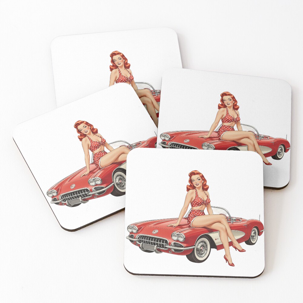 Item preview, Coasters (Set of 4) designed and sold by RogueThread.