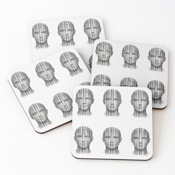 Item preview, Product of the System by Politica UK Monochrome Barcode Art designed and sold by Tale Teller Club.