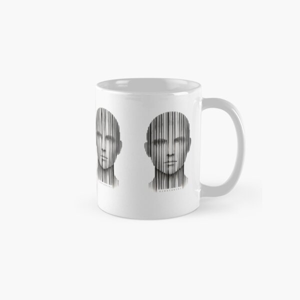 Product of the System by Politica UK Monochrome Barcode Art Classic Mug