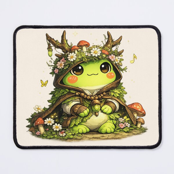 Item preview, Kawaii Druid Froggy designed and sold by LuKreate.