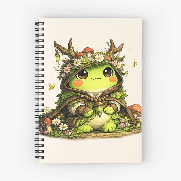 Item preview, Kawaii Druid Froggy designed and sold by LuKreate.