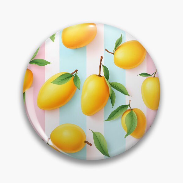 Item preview, Golden Mangoes with Green Leaves designed and sold by FunnyTeeByMe.