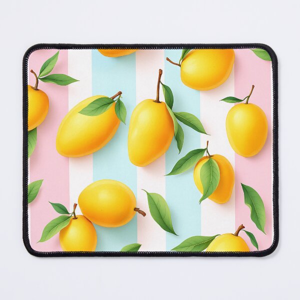 Item preview, Golden Mangoes with Green Leaves designed and sold by FunnyTeeByMe.