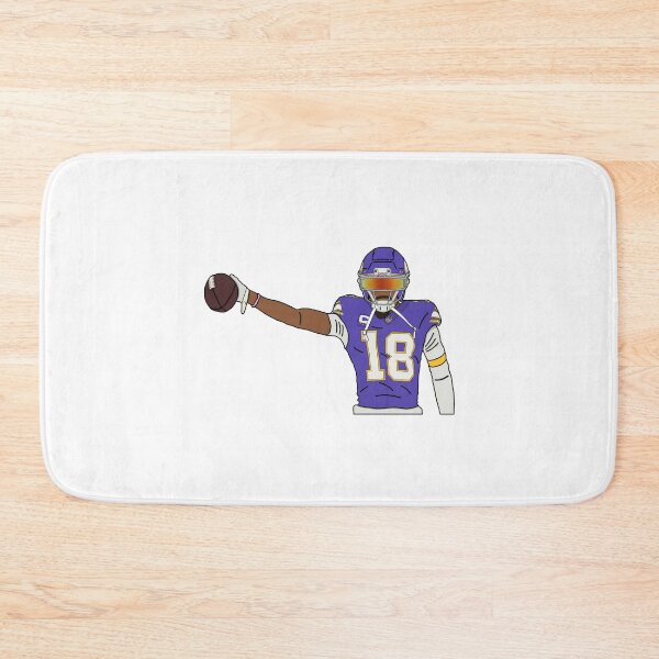 Item preview, Justin Jefferson Catching Ball designed and sold by C+J Pastel Prints.